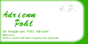 adrienn pohl business card